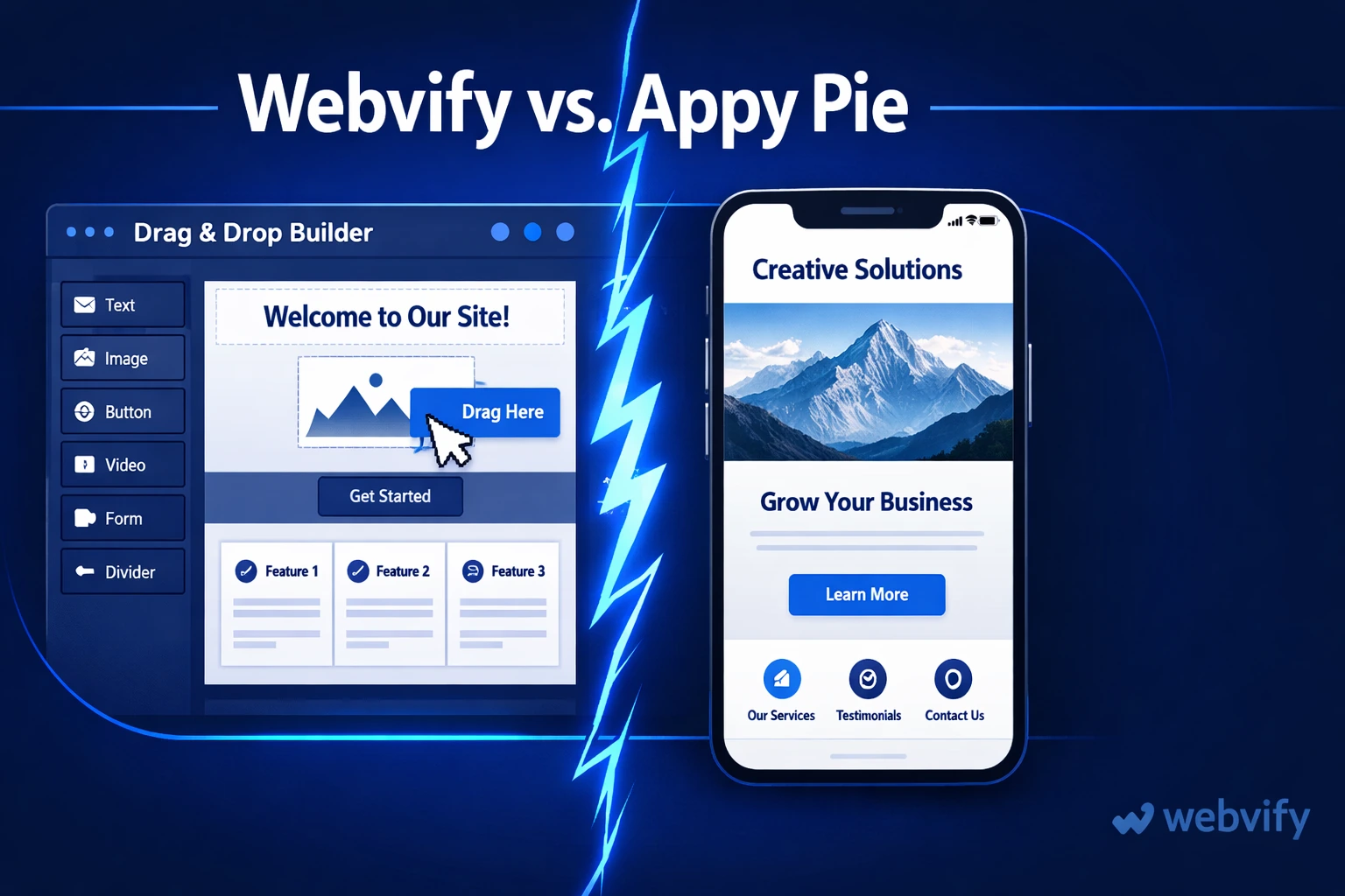 Webvify vs. Appy Pie: Which App Builder Is Right for You?