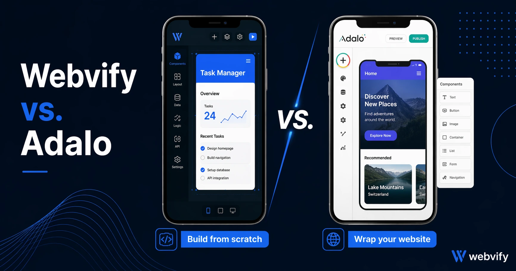Webvify vs. Adalo: Which Is Right for Your Business?