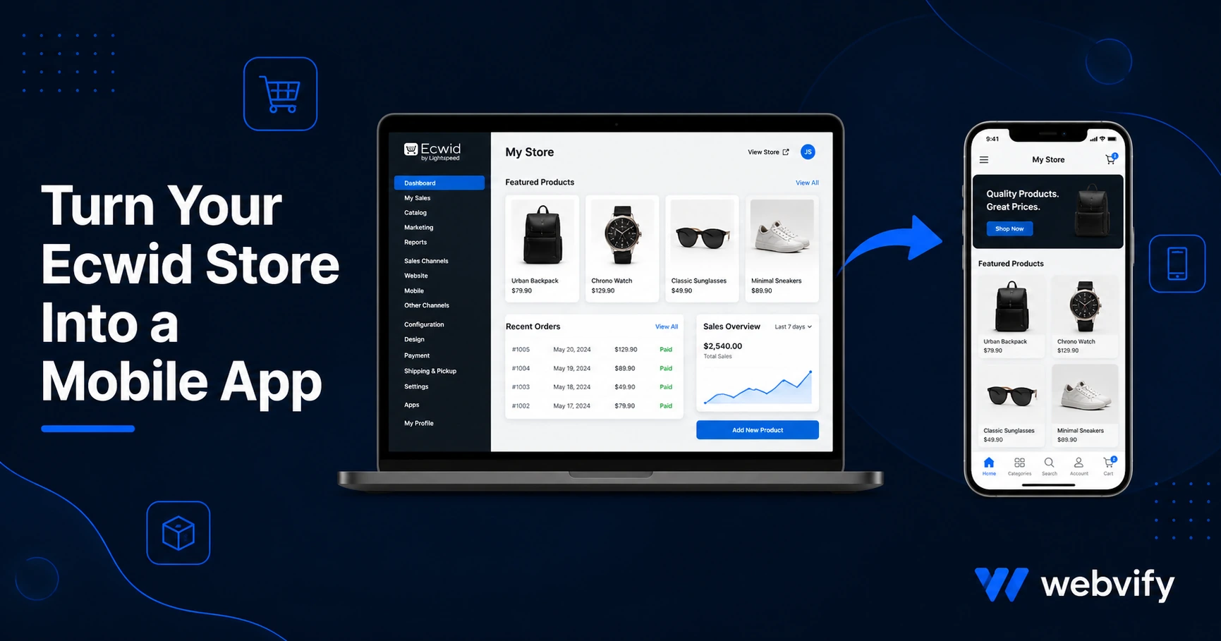 How to Turn Your Ecwid Store Into a Mobile App