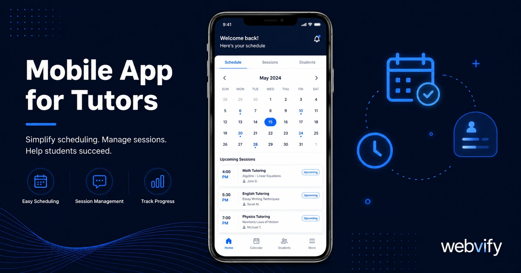 Mobile App for Tutors: Rebook Students and Stop Losing Them to the Silence