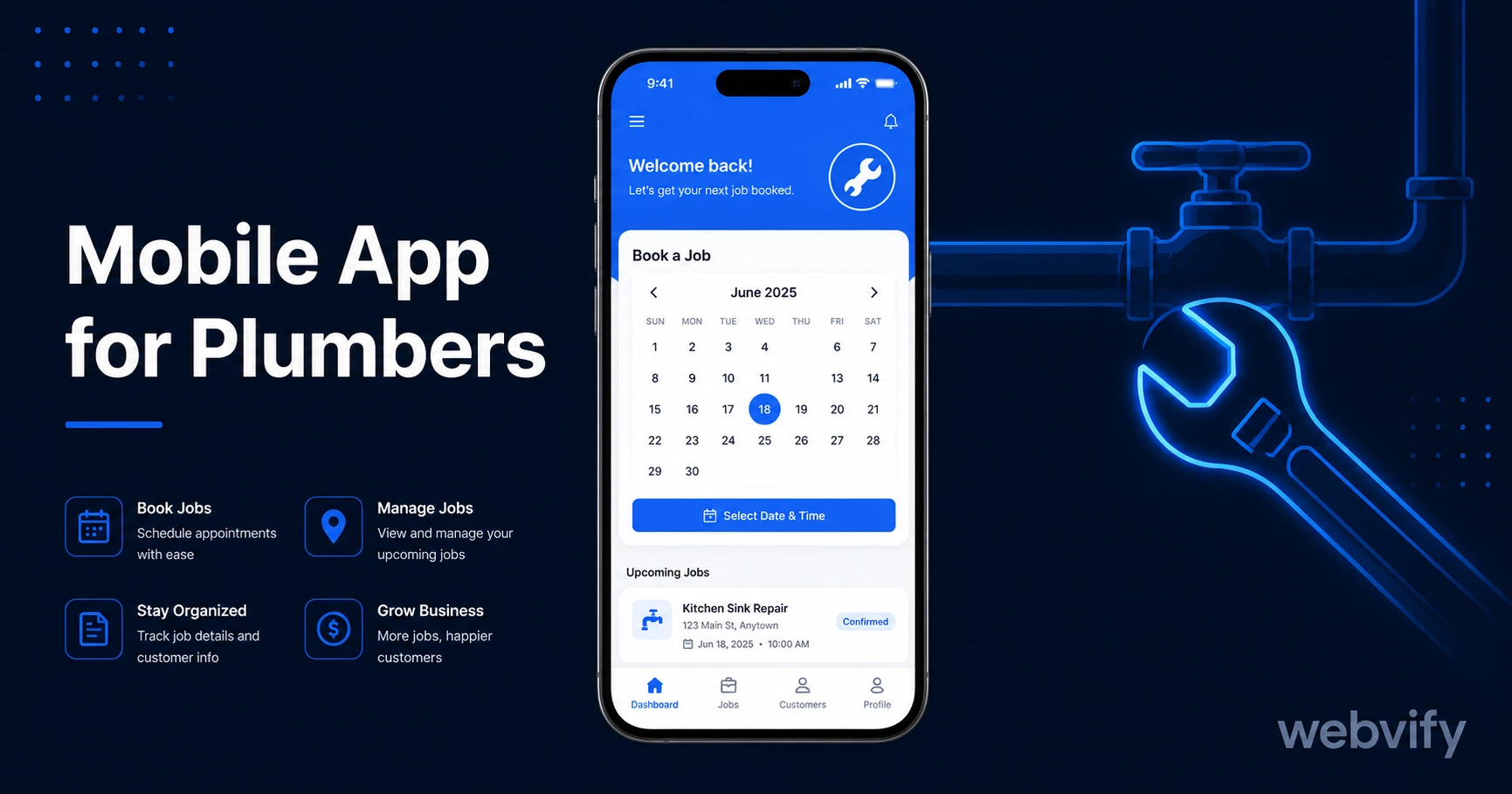 Mobile App for Plumbers: Turn One-Time Callers Into Repeat Customers