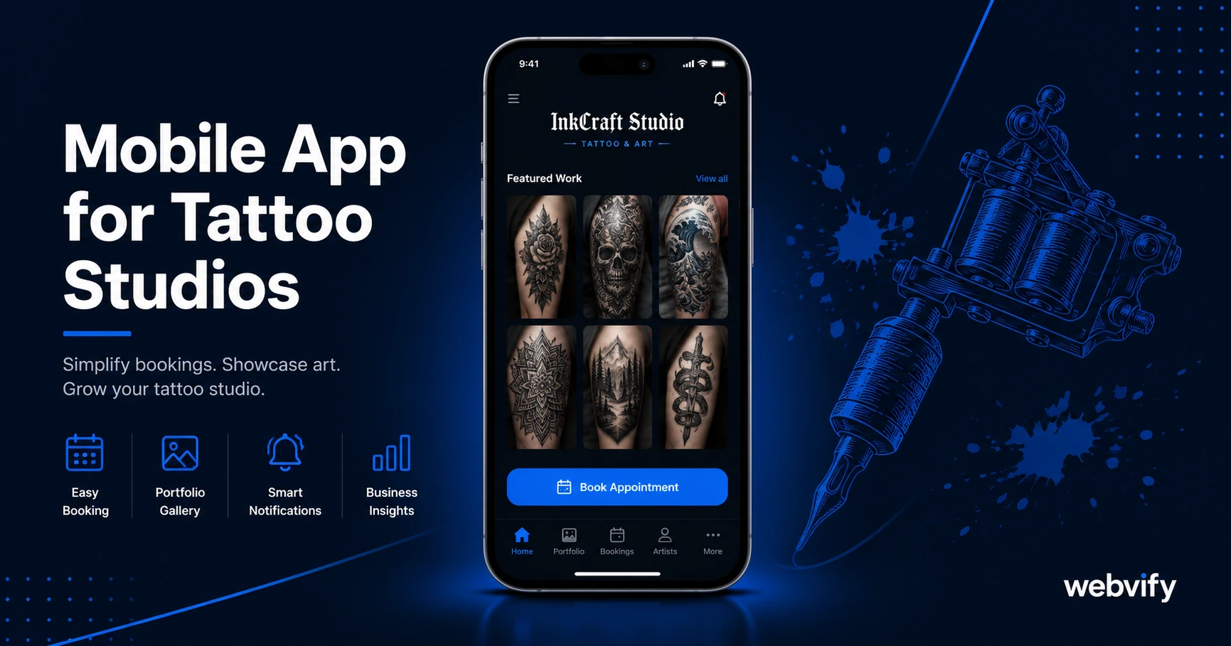Mobile App for Tattoo Studios: Fill Flash Days and Keep Clients Coming Back