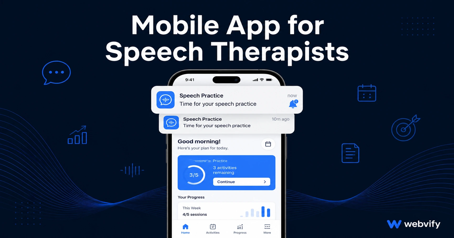 Mobile App for Speech Therapists: Keep Patients on Track Between Sessions