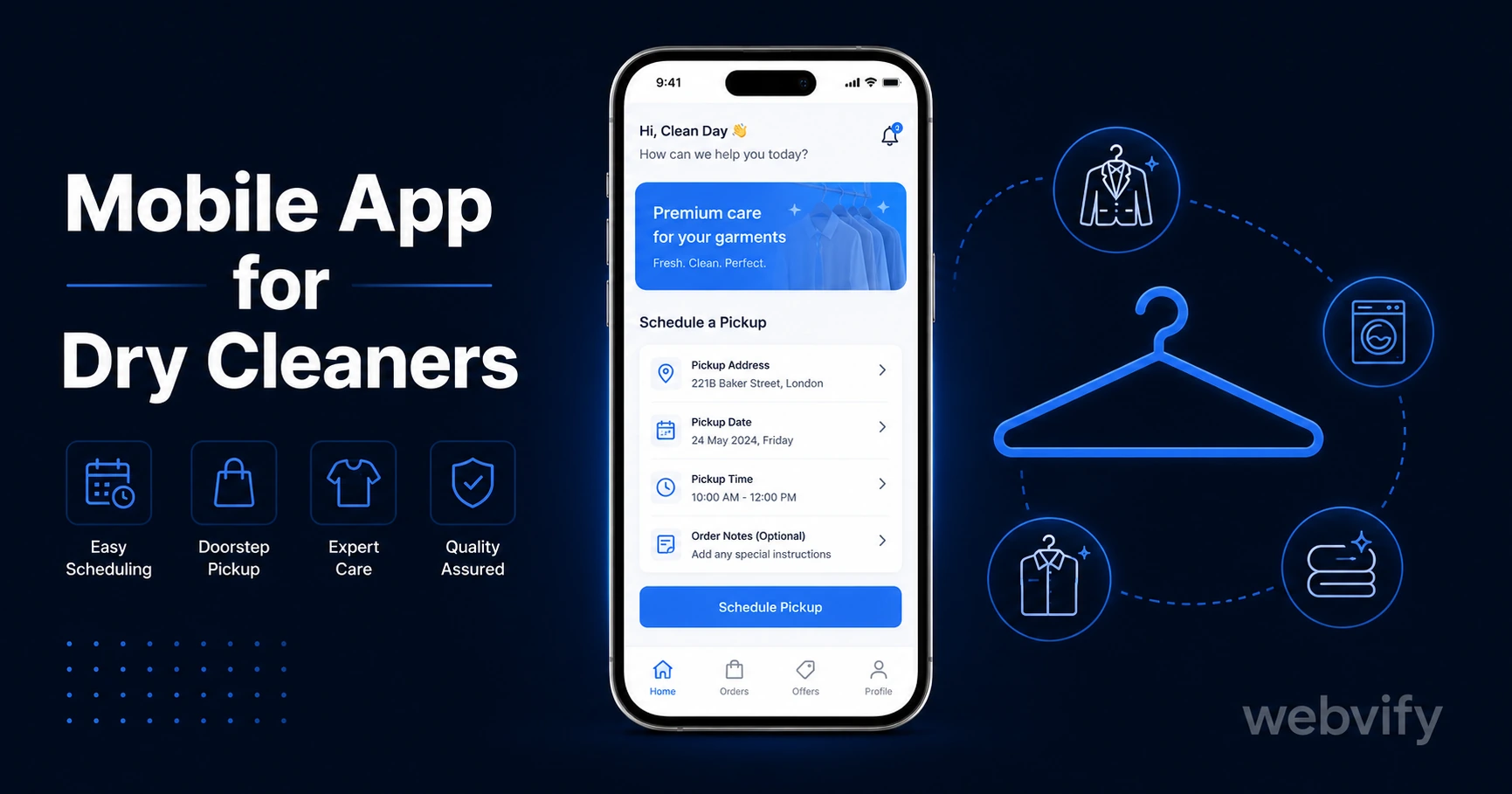 Mobile App for Dry Cleaners: Keep Customers Coming Back Every Month