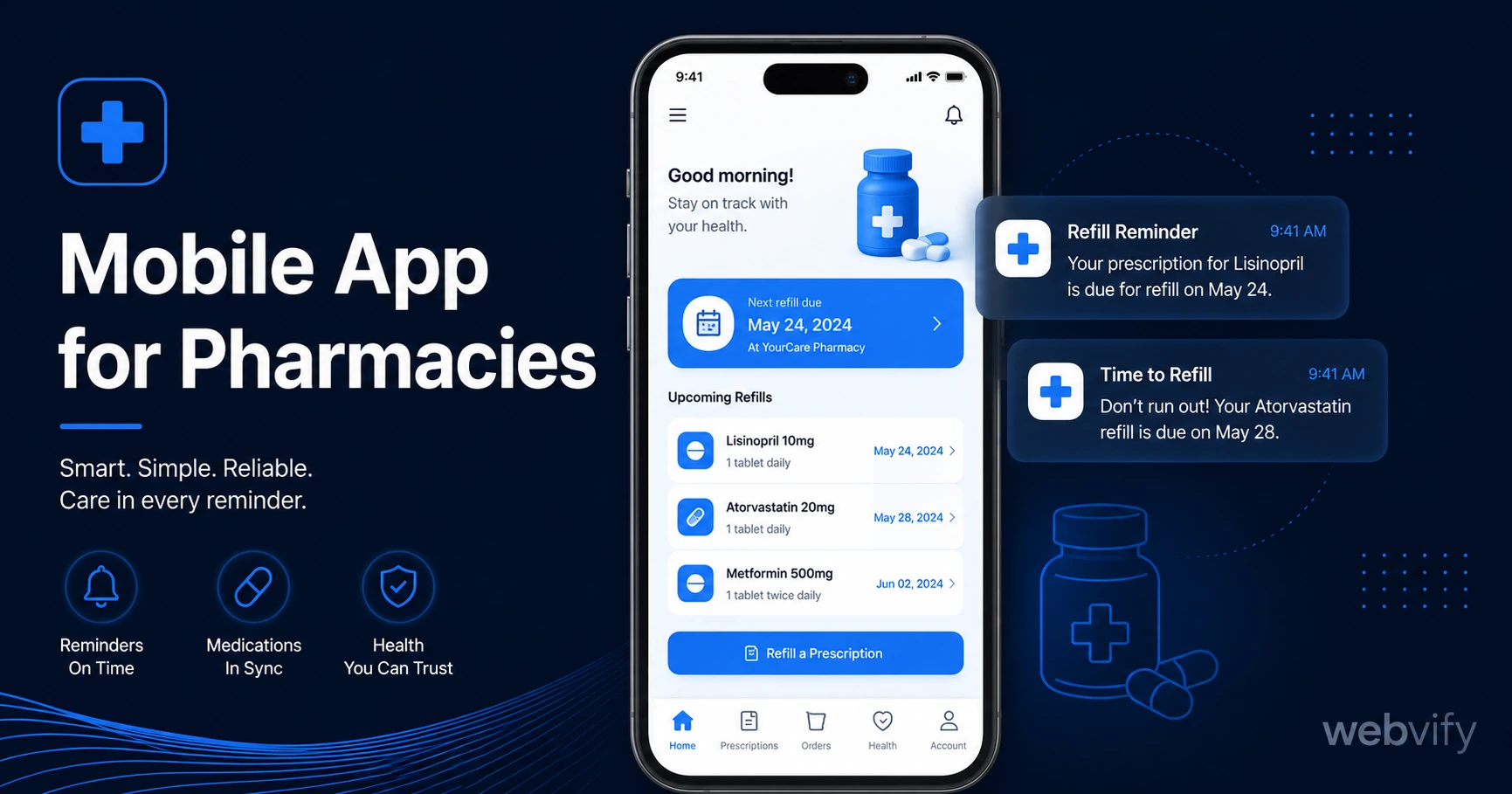 Mobile App for Pharmacies: Keep Patients Refilling and Coming Back