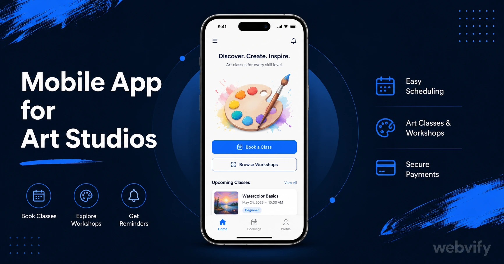 Mobile App for Art Studios: Keep Students Enrolled and Coming Back