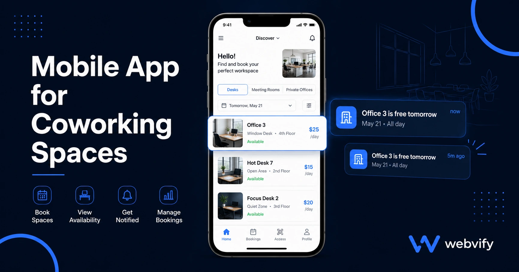 Mobile App for Coworking Spaces: Keep Members Booked and Coming Back