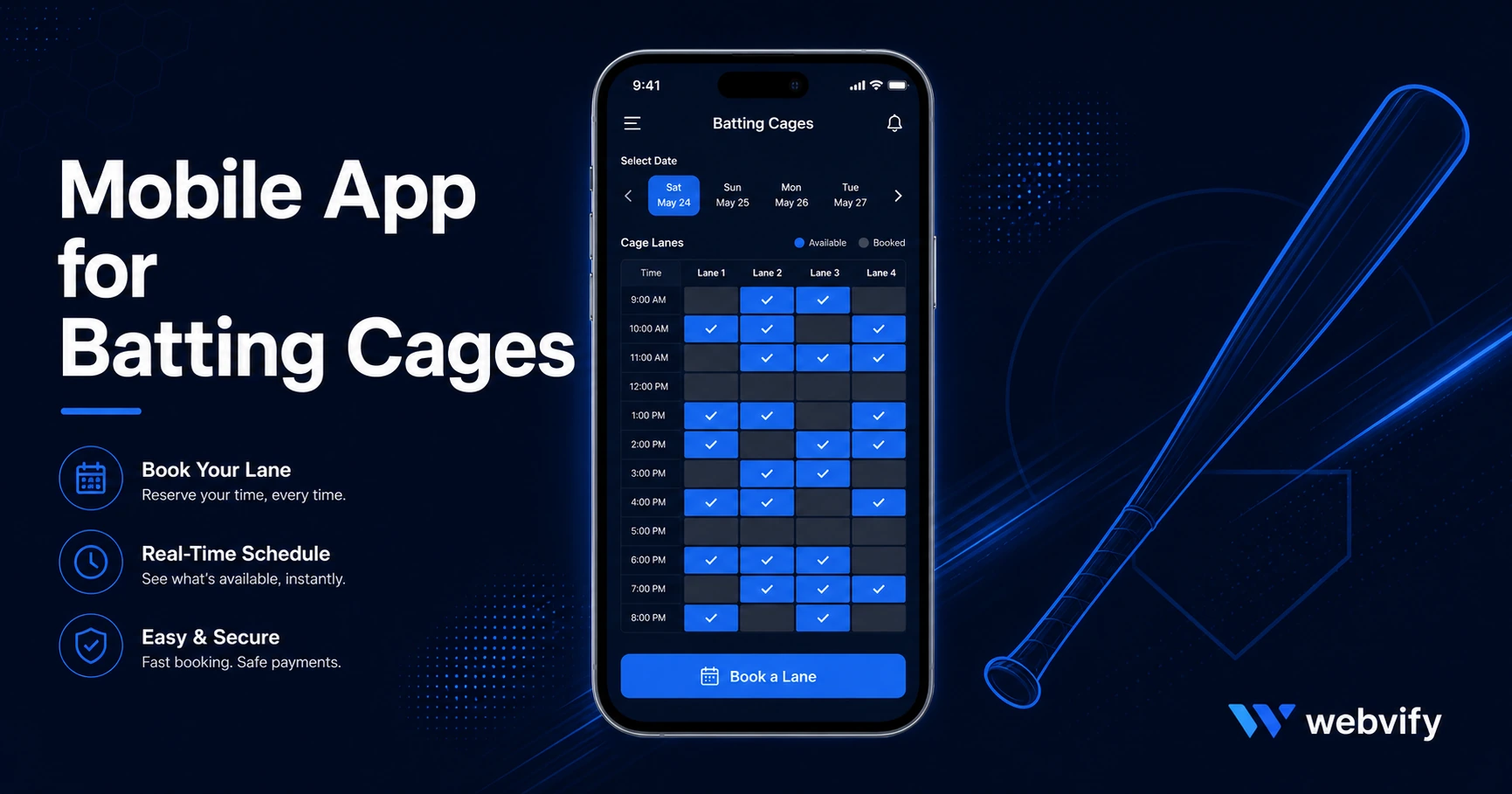 Mobile App for Batting Cages: Keep Batters Coming Back All Season