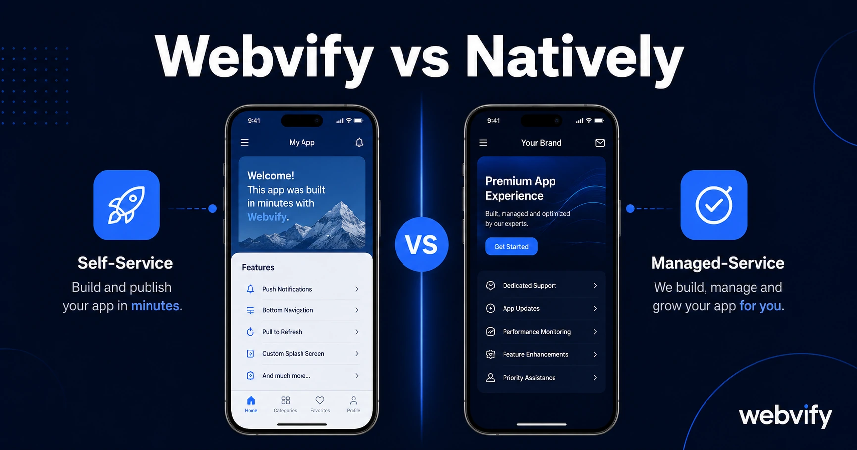 Webvify vs Natively: Which Web-to-App Solution Is Right for You?