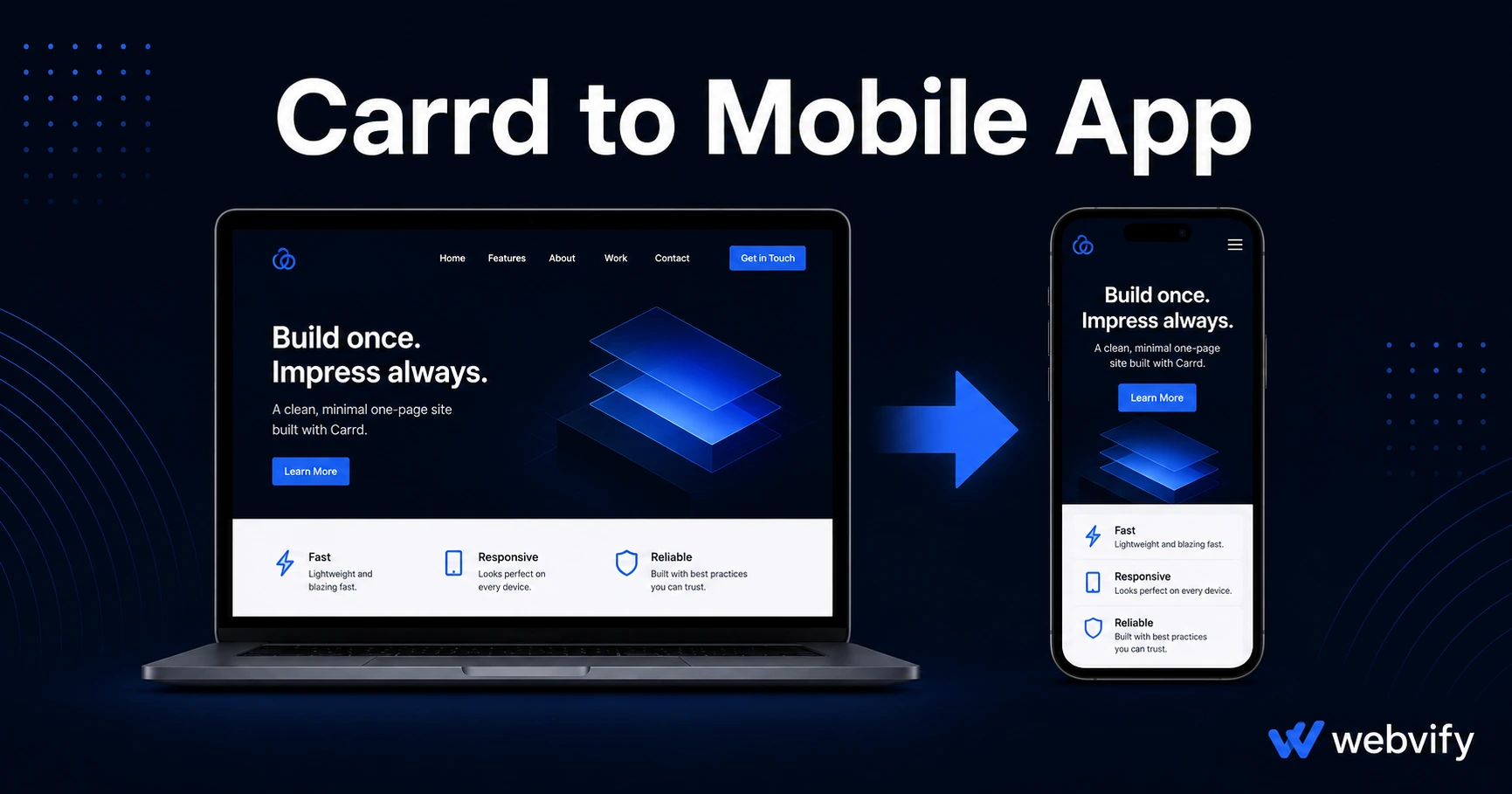 How to Turn Your Carrd Website Into a Mobile App (Without a Developer)