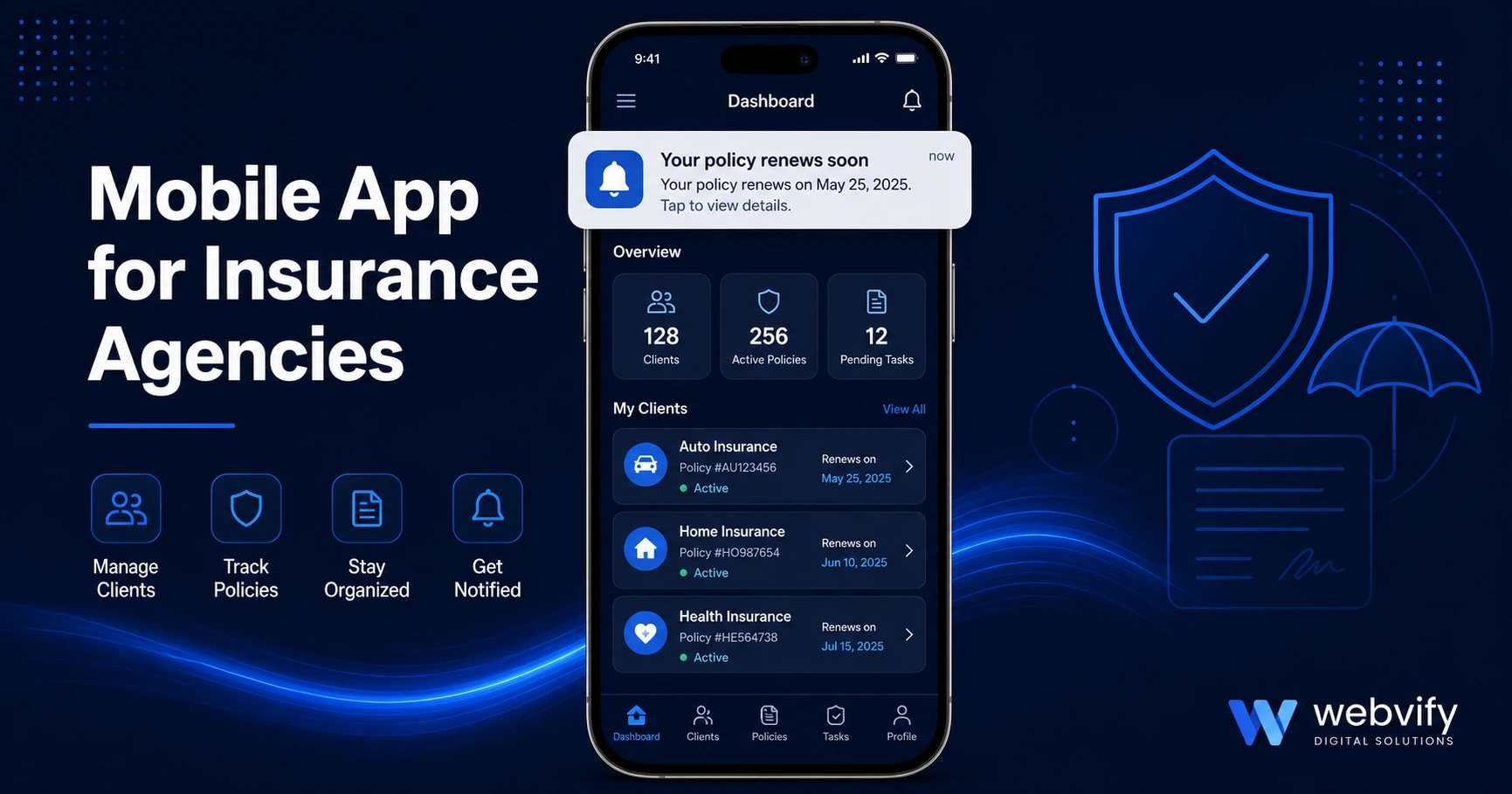 Mobile App for Insurance Agencies: Keep Clients at Renewal and Stop Losing Them to Silence