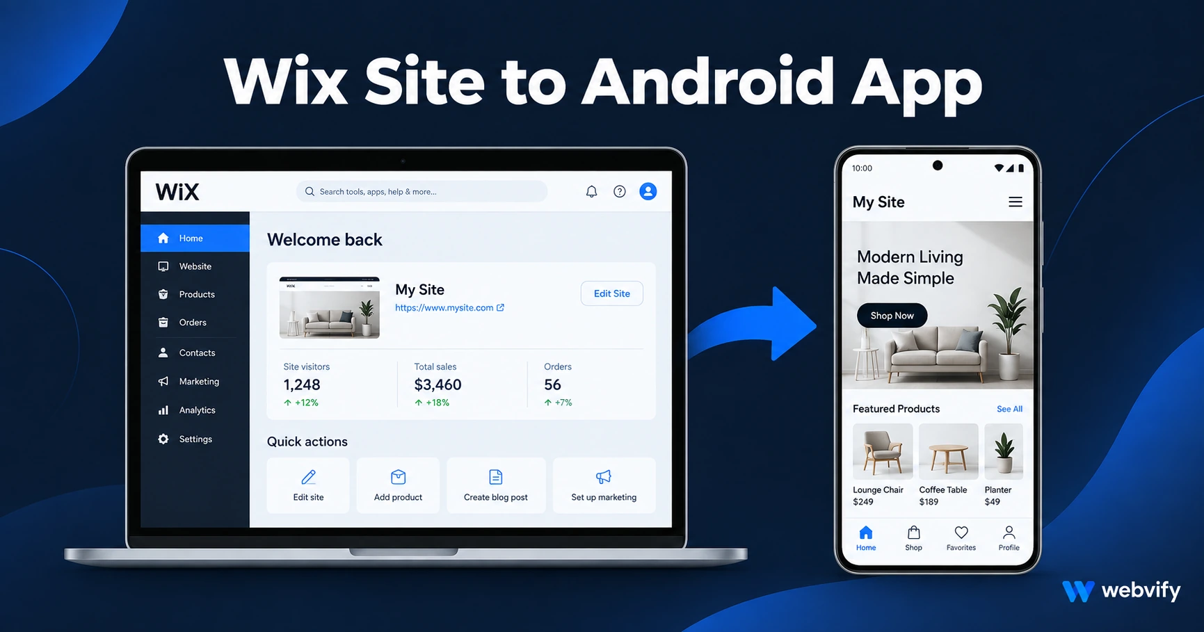 How to Turn Your Wix Site Into an Android App (Without a Developer)