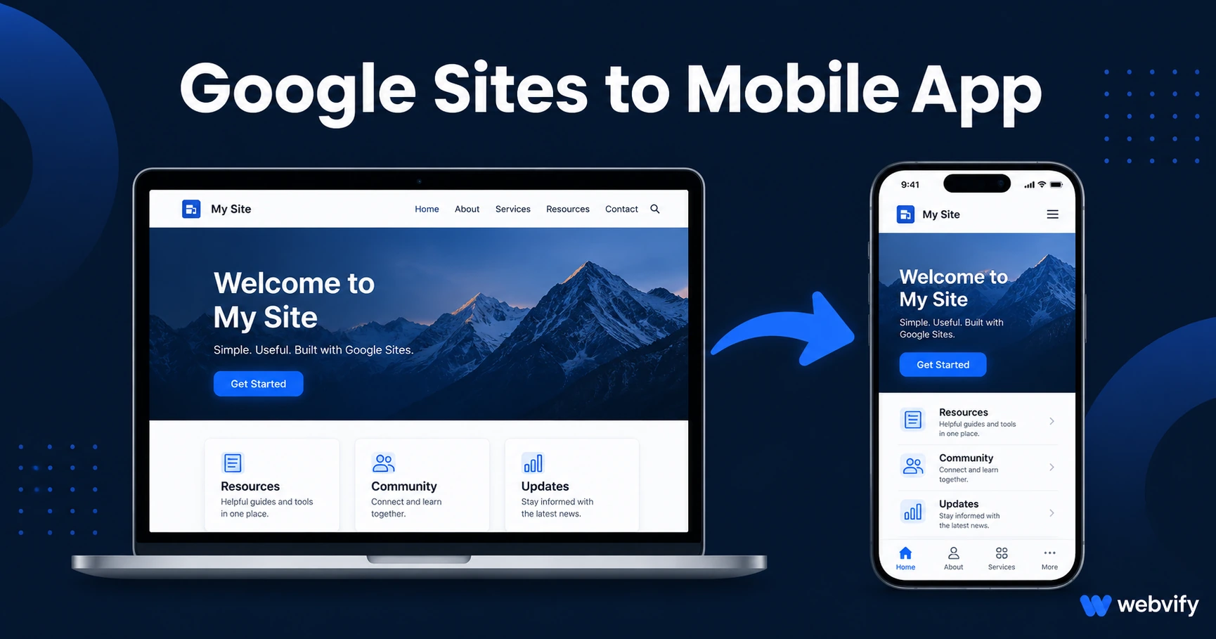 How to Turn Your Google Sites Page Into a Mobile App (Without a Developer)