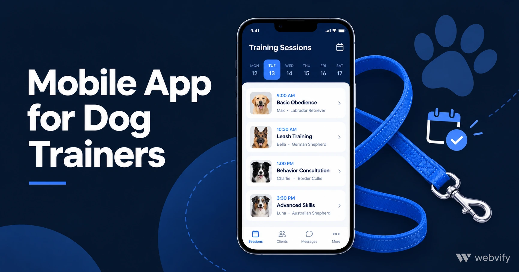 Mobile App for Dog Trainers: Keep Clients Rebooking Between Programs