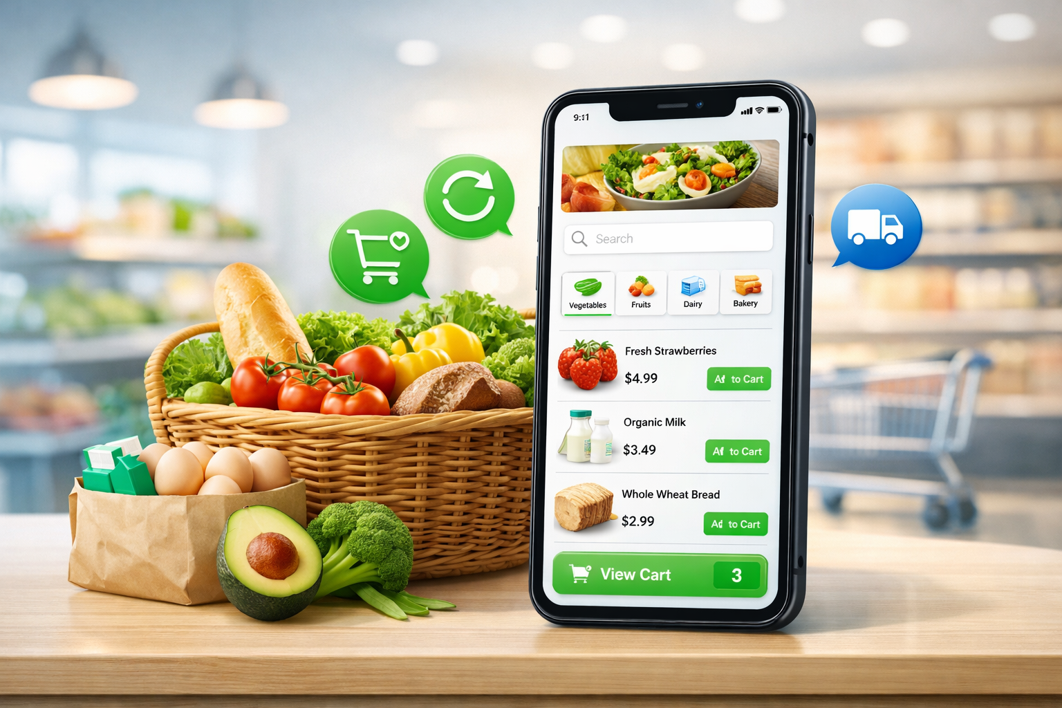 How a Mobile App Helps Grocery Stores Increase Repeat Orders and Customer Retention