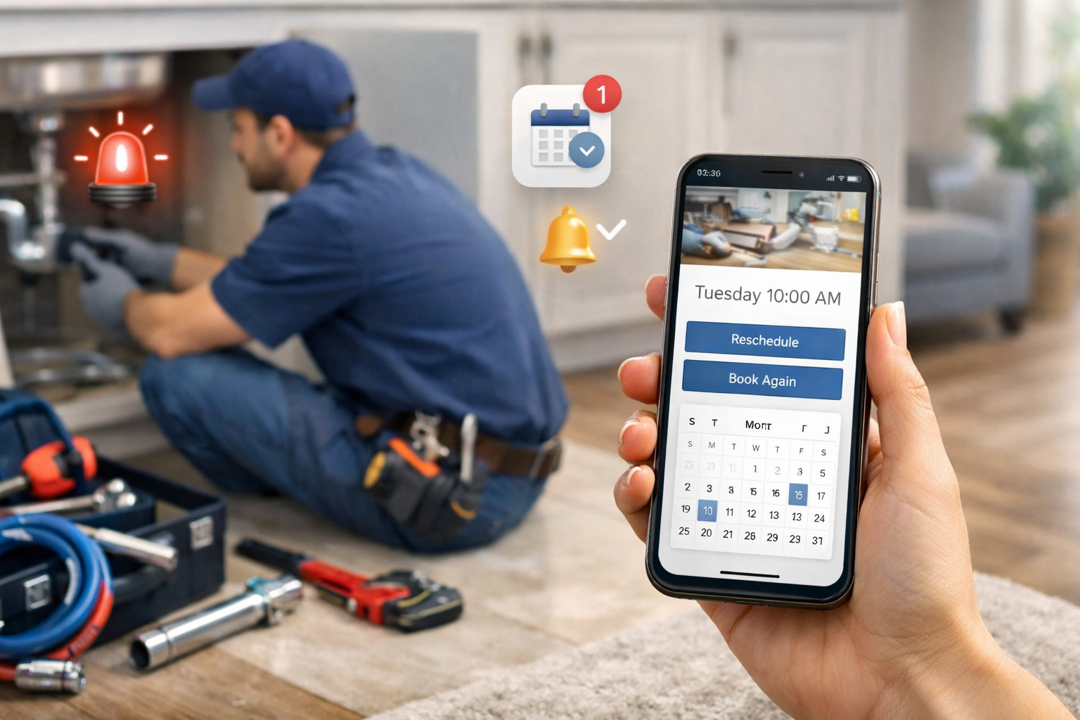 How a Mobile App Helps Plumbing Businesses Increase Service Bookings and Repeat Customers