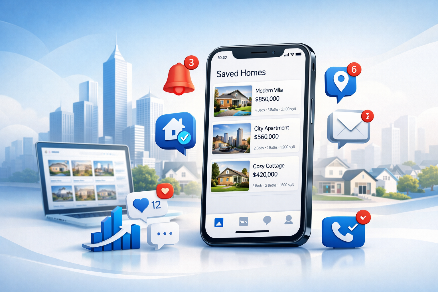 How a Mobile App Helps Real Estate Agencies Generate More Property Inquiries and Repeat Buyer Engagement