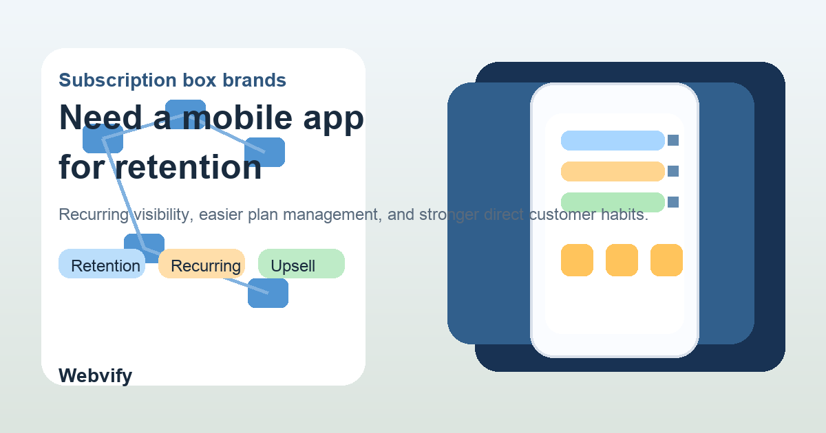 Why Subscription Box Brands Need a Mobile App in 2026