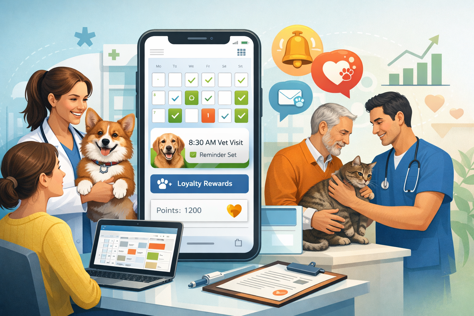 How a Mobile App Helps Veterinary Clinics Increase Appointment Bookings and Pet Owner Retention